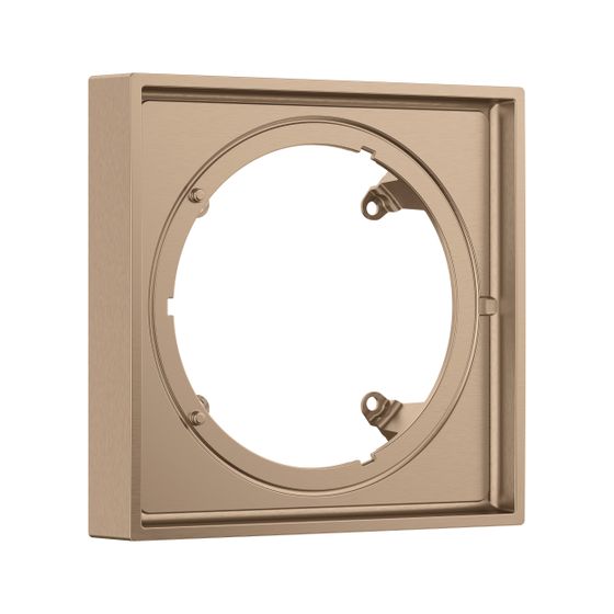 Hansgrohe AXOR ShowerSelect ID Verlängerungsrosette eckig 22mm, 170x170mm, Brushed Red Gold