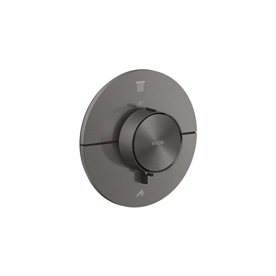 Hansgrohe AXOR ShowerSelect ID Thermostat Unterputz, 22,1l/min, rund für 2 Verbraucher, Brushed Black Chrome