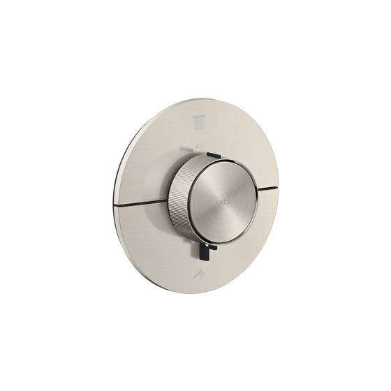 Hansgrohe AXOR ShowerSelect ID Thermostat Unterputz, 22,1l/min, rund für 2 Verbraucher, Edelstahl Optic
