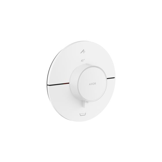 Hansgrohe AXOR ShowerSelect ID Thermostat Unterputz, 26l/min, rund für 2 Verb., integrierter Sicherungskombination, Mattweiß