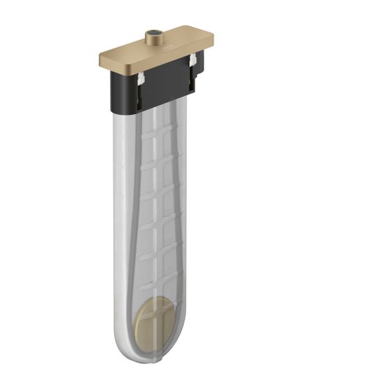 Hansgrohe AXOR sBox Fertigset softsquare, 9,5l/min, DN 15, Brushed Bronze