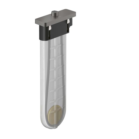 Hansgrohe AXOR sBox Fertigset softsquare, 9,5l/min, DN 15, Polished Black Chrome