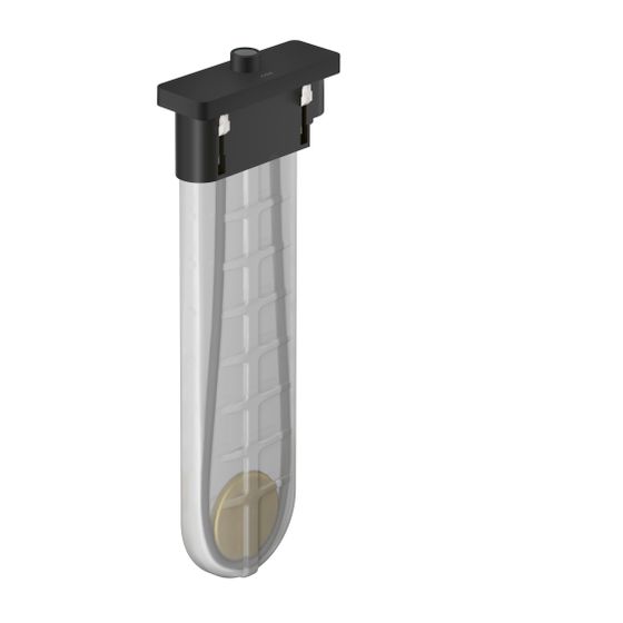 Hansgrohe AXOR sBox Fertigset softsquare, 9,5l/min, DN 15, Mattschwarz