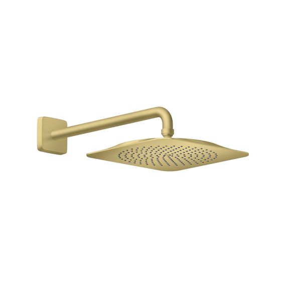 Hansgrohe AXOR Citterio C Kopfbrause 270x270mm, 1jet, EcoSmart, Brausearm, Brushed Brass