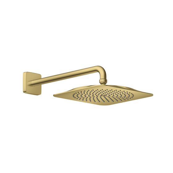 Hansgrohe AXOR Citterio C Kopfbrause 270x270mm, 1jet, EcoSmart, Brausearm, Polished Gold Optic