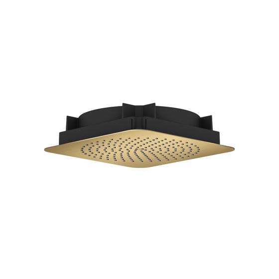 Hansgrohe AXOR Citterio C Kopfbrause 270x270mm, 1jet, EcoSmart PowderRain Deckenintegriert, Brushed Gold Optic