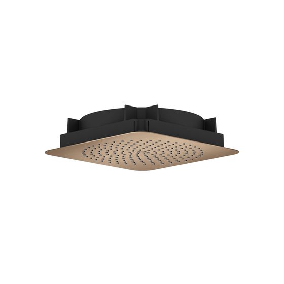 Hansgrohe AXOR Citterio C Kopfbrause 270x270mm, 1jet, EcoSmart PowderRain Deckenintegriert, Brushed Red Gold
