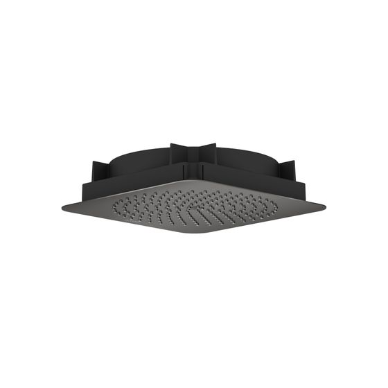 Hansgrohe AXOR Citterio C Kopfbrause 270x270mm, 1jet, EcoSmart PowderRain Deckenintegriert, Polished Black Chrome