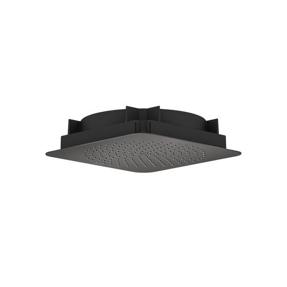 Hansgrohe AXOR Citterio C Kopfbrause 270x270mm, 1jet, EcoSmart PowderRain Deckenintegriert, Brushed Black Chrome