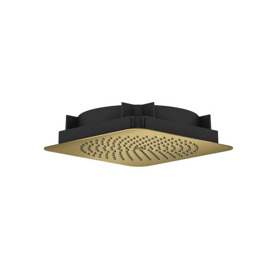 Hansgrohe AXOR Citterio C Kopfbrause 270x270mm, 1jet, EcoSmart PowderRain Deckenintegriert, Polished Gold Optic