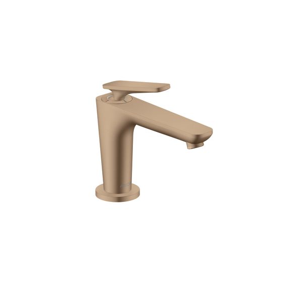 Hansgrohe AXOR Citterio C Einhebel-Waschtischmischer 90mm, CoolStart für Handwaschbecken, Ablaufgarnitur, Brushed Red Gold