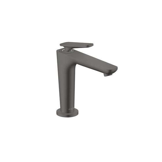 Hansgrohe AXOR Citterio C Einhebel-Waschtischmischer 125 Standm, CoolStart, Ablaufgarnitur, Cubic cut, Brushed Black Chrome