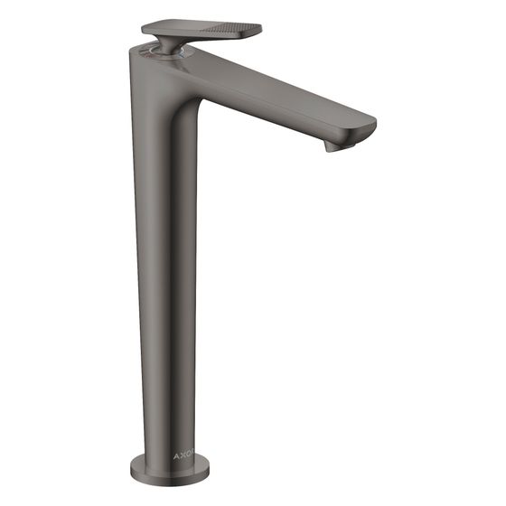 Hansgrohe AXOR Citterio C Einhebel-Waschtischmischer 250mm, Standmon, CoolStart, Ablaufg., Cubic cut, Polished Black Chrome