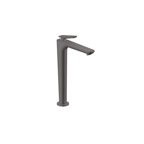 Hansgrohe AXOR Citterio C Einhebel-Waschtischmischer 250mm, Standmon, CoolStart, Ablaufgarnitur, Cubic cut, Brushed Black Chrome