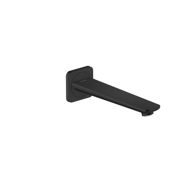 Hansgrohe AXOR Citterio C Wanneneinlauf, 222mm, 24,5l/min, DN 15, Normalstrahl, Mattschwarz