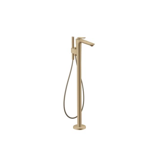 Hansgrohe AXOR Citterio C Einhebel-Wannenmischer bodenstehend, Cubic cut, Brushed Bronze