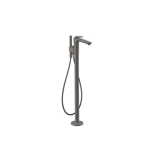 Hansgrohe AXOR Citterio C Einhebel-Wannenmischer bodenstehend, Cubic cut, Brushed Black Chrome