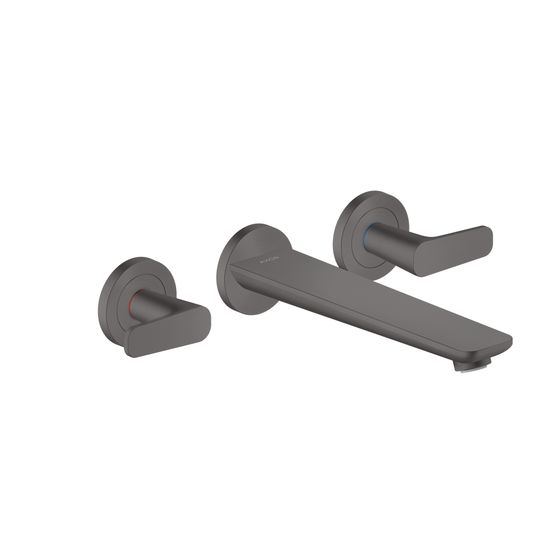 Hansgrohe AXOR Citterio C 3-Loch Wannenmischer Unterputz Wandmontage, Brushed Black Chrome