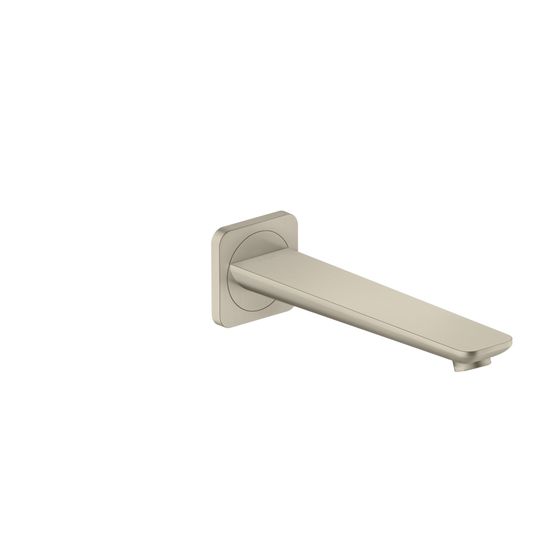 Hansgrohe AXOR Citterio C Wanneneinlauf, 222mm, 24,5l/min, DN 15, Normalstrahl, Brushed Nickel