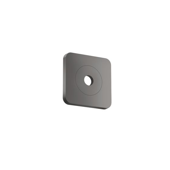 Hansgrohe AXOR Wandrosette für Citterio C 120/120 softsquare, Polished Black Chrome, 28801330