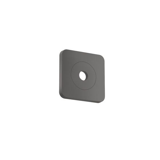 Hansgrohe AXOR Wandrosette für Citterio C 120/120 softsquare, Brushed Black Chrome, 28801340