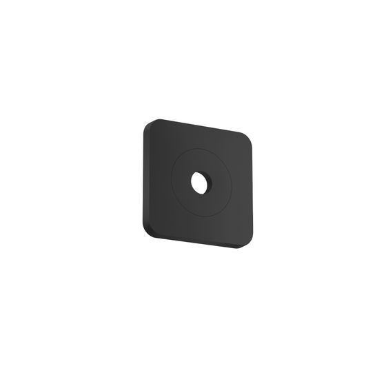 Hansgrohe AXOR Wandrosette für Citterio C 120/120 softsquare, Mattschwarz, 28801670