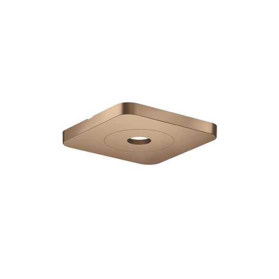 Hansgrohe AXOR Deckenrosette für Citterio C 120/120 softsquare, Polished Red Gold, 28802300