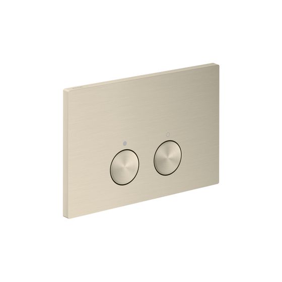 Hansgrohe AXOR FlushPlate Drückerplatte 164x246x12mm für Geberit Sigma, Brushed Nickel