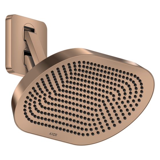 Hansgrohe AXOR ShowerSphere Kopfbrause, 11l/min, 370x220mm, 2jet, beweglichem Brausearm, Polished Red Gold