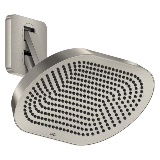Hansgrohe AXOR ShowerSphere Kopfbrause, 11l/min, 370x220mm, 2jet, beweglichem Brausearm, Edelstahl Optic