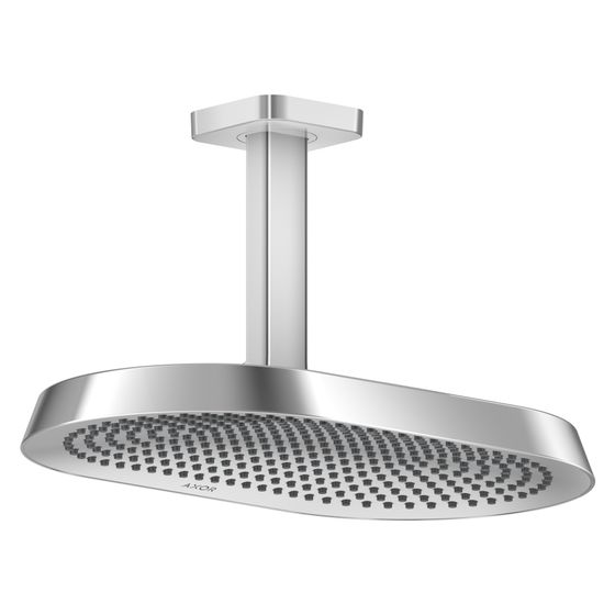 Hansgrohe AXOR ShowerSphere Kopfbrause, 6,7l/min, 370x220mm, 2jet, EcoSmart, Deckenanschluss, Chrom