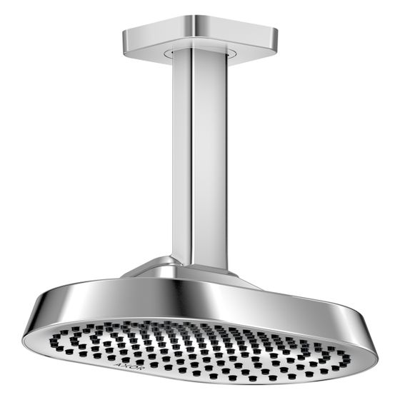 Hansgrohe AXOR ShowerSphere Kopfbrause, 8l/min, 250x160mm, 1jet, EcoSmart, Deckenanschluss, Chrom