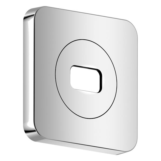 Hansgrohe AXOR Rosette für ShowerSphere 120/120 softsquare, Metall, Chrom