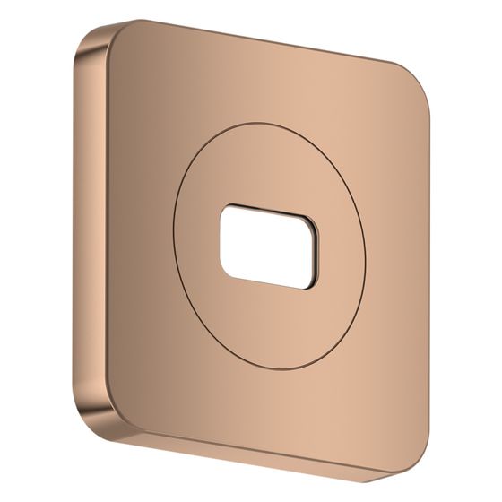 Hansgrohe AXOR Rosette für ShowerSphere 120/120 softsquare, Metall, Polished Red Gold