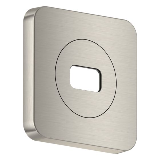 Hansgrohe AXOR Rosette für ShowerSphere 120/120 softsquare, Metall, Edelstahl Optic