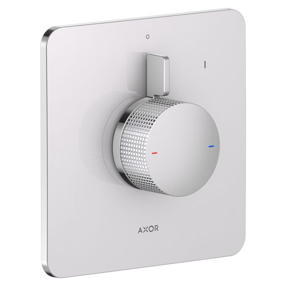 Hansgrohe AXOR Citterio C Mischer Unterputz für 1 Verbraucher, Cubic cut, Chrom