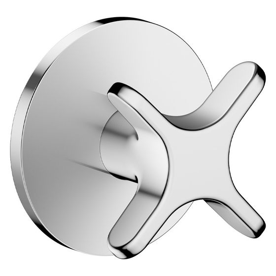 Hansgrohe AXOR One Absperrventil Unterputz, Kreuzgriff, DN 15/DN 20, Chrom