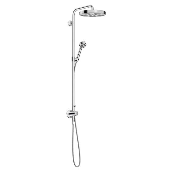 Hansgrohe AXOR One Showerpipe, Thermostat, Kopfbrause 280mm, 12l/min, 1jet Unterputz, Chrom