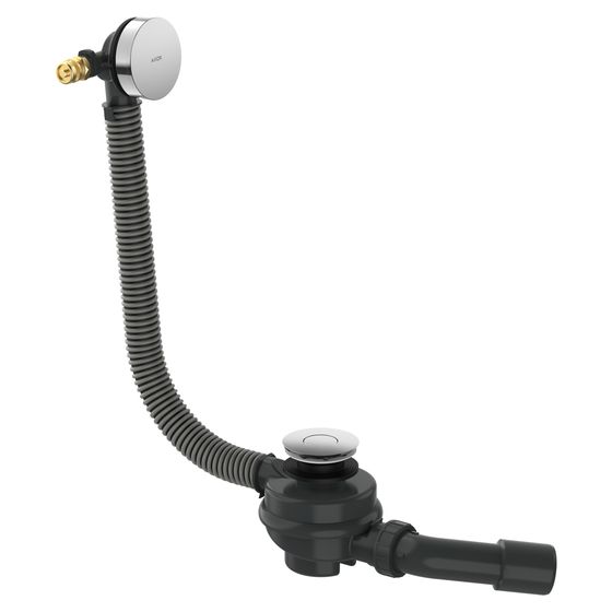 Hansgrohe AXOR Flexaplus Komplettset Ab-/Überlaufgarnitur für Badewanne, 36l/min, Chrom