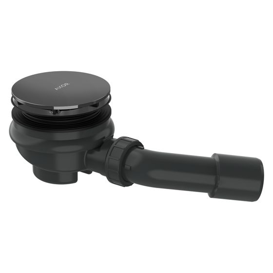 Hansgrohe AXOR Staro Komplettset Ablaufgarnitur für Duschwanne, DN 50, 57l/min, Polished Black Chrome