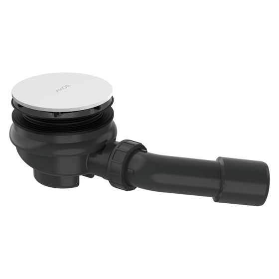 Hansgrohe AXOR Staro Komplettset Ablaufgarnitur für Duschwanne, DN 50, 57l/min, Mattweiß