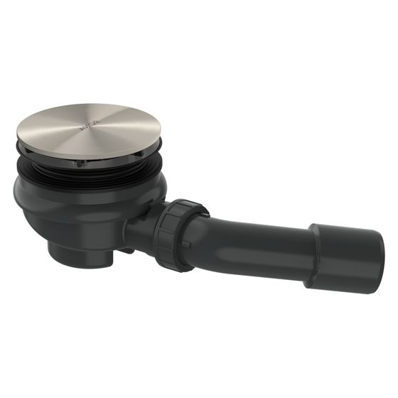 Hansgrohe AXOR Staro Komplettset Ablaufgarnitur für Duschwanne, DN 50, 57l/min, Edelstahl Optic