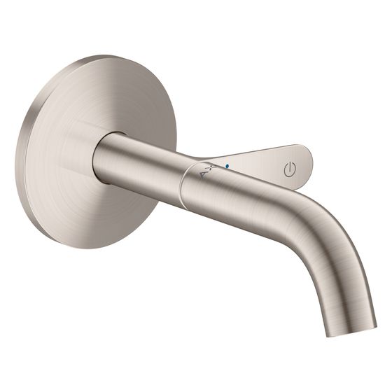 Hansgrohe AXOR One Waschtischmischer Unterputz für Wandmontage Select, Auslauf 160mm, Edelstahl Optic