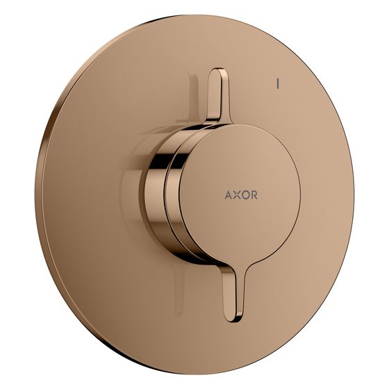 Hansgrohe AXOR One Mischer Unterputz, 29,5l/min, für 1 Verbraucher, Polished Red Gold