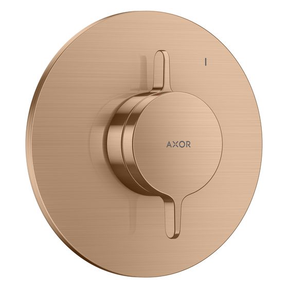 Hansgrohe AXOR One Mischer Unterputz, 29,5l/min, für 1 Verbraucher, Brushed Red Gold