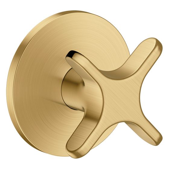 Hansgrohe AXOR One Absperrventil Unterputz, Kreuzgriff, DN 15/DN 20, Brushed Gold Optic