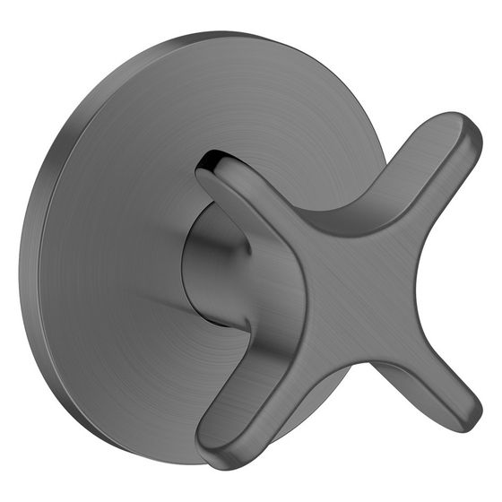 Hansgrohe AXOR One Absperrventil Unterputz, Kreuzgriff, DN 15/DN 20, Brushed Black Chrome