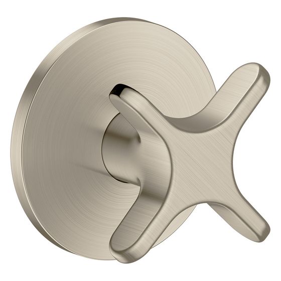 Hansgrohe AXOR One Absperrventil Unterputz, Kreuzgriff, DN 15/DN 20, Brushed Nickel