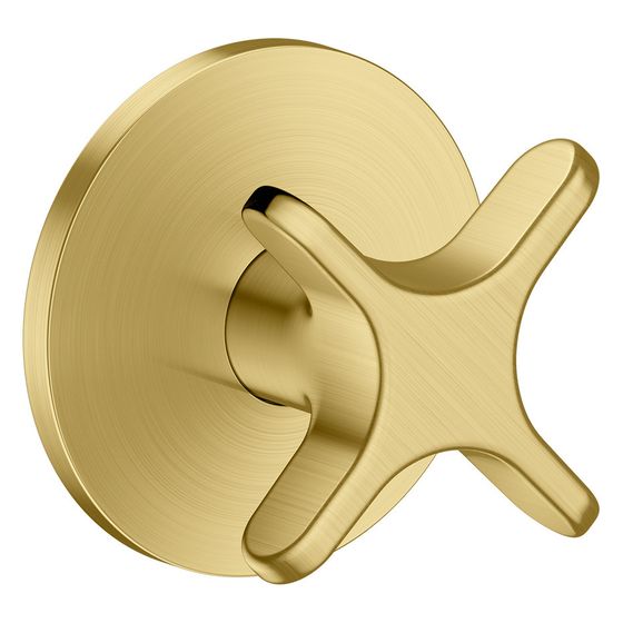 Hansgrohe AXOR One Absperrventil Unterputz, Kreuzgriff, DN 15/DN 20, Brushed Brass