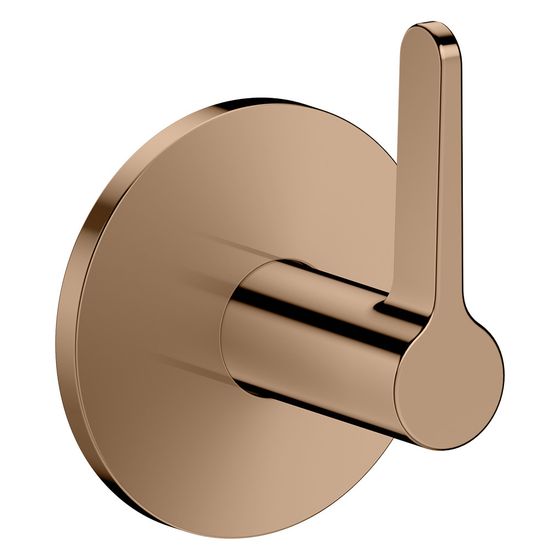 Hansgrohe AXOR One Absperrventil Unterputz, Hebelgriff, DN 15/DN 20, Polished Red Gold